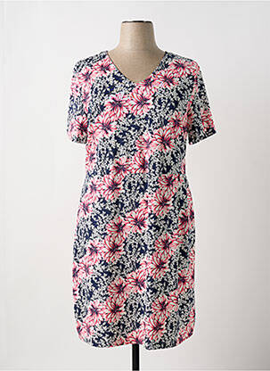 Robe mi-longue bleu BRANDTEX pour femme