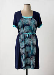 Robe mi-longue bleu NAYAT pour femme seconde vue