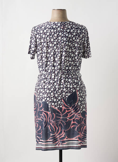 Robe mi-longue manches courtes manches courtes noir NAYAT femme