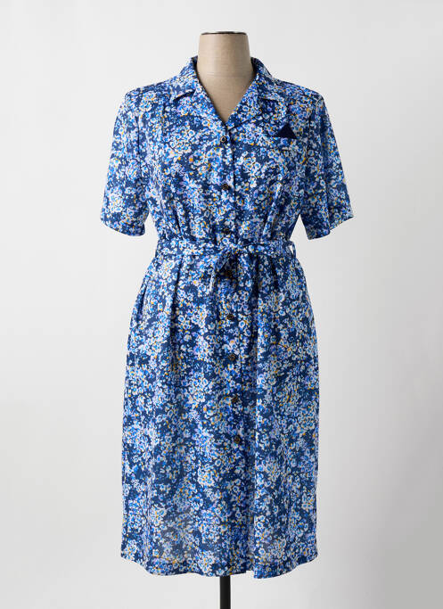 Robe mi-longue bleu VALMODE pour femme