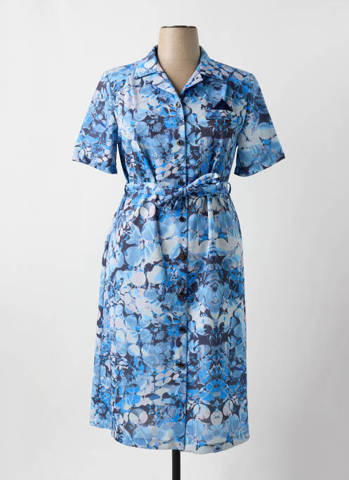 Robe mi-longue bleu VALMODE pour femme