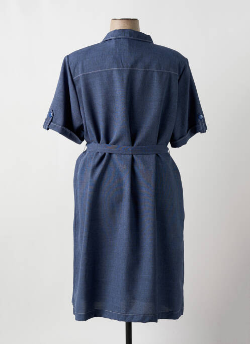 Robe mi-longue bleu VALMODE pour femme