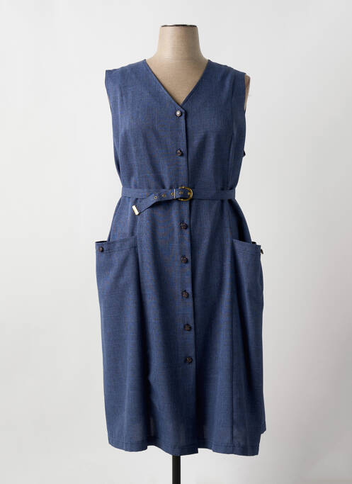 Robe mi-longue bleu VALMODE pour femme