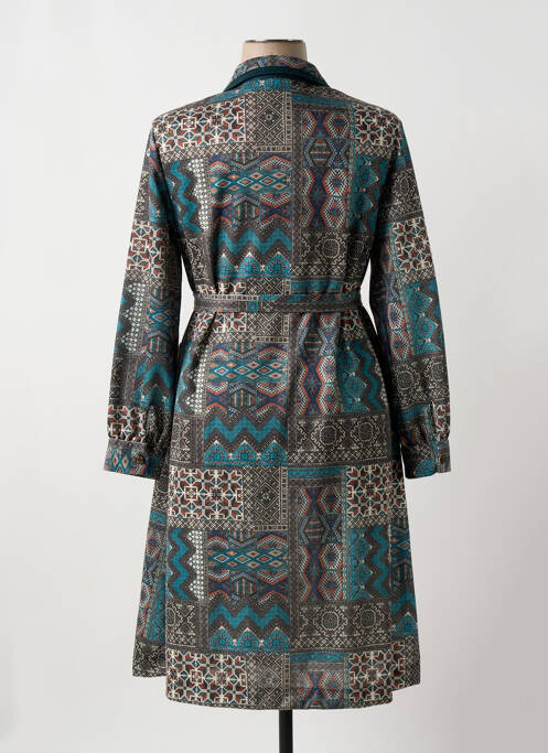 Robe mi-longue vert VALMODE pour femme