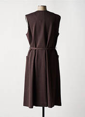 Robe mi-longue marron GRIFFON pour femme seconde vue