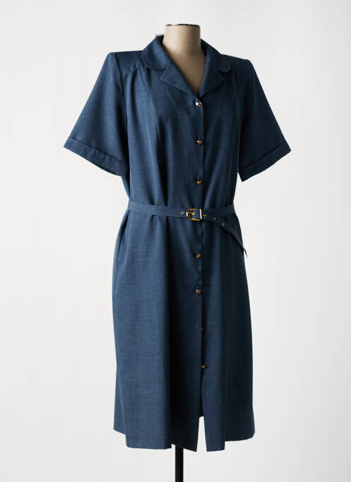 Robe mi-longue bleu PLURIELLES pour femme