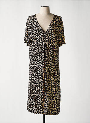 Chemise de nuit col v noir ANITA femme