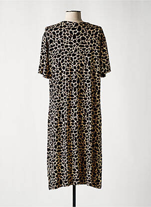 Chemise de nuit col v noir ANITA femme
