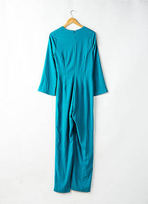 Combi-pantalon col cache-coeur manches longues vert DINA & DESS femme