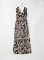 Combi-pantalon marron DINA & DESS pour femme seconde vue