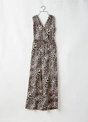 Combi-pantalon marron DINA & DESS pour femme seconde vue