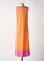 Robe longue orange SENORETTA pour femme seconde vue