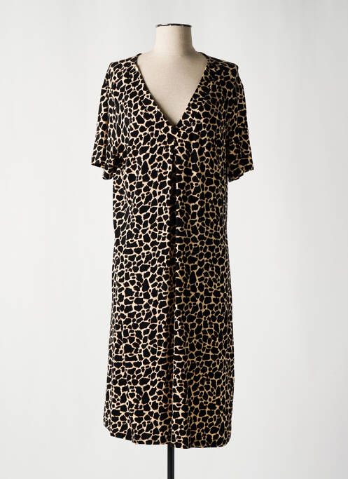 Chemise de nuit col v noir ANITA femme