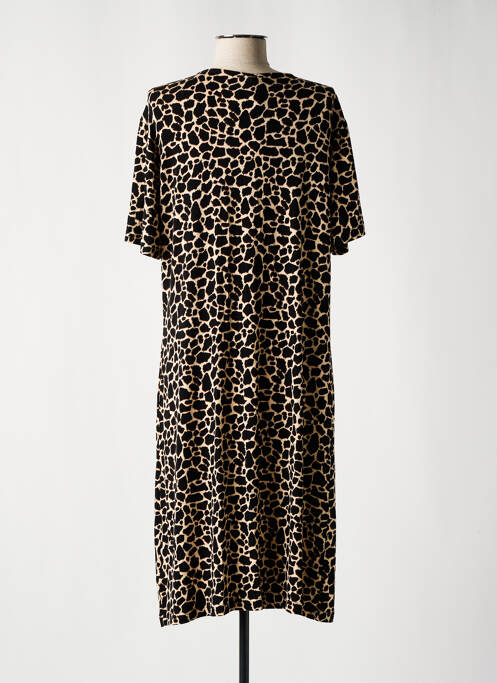 Chemise de nuit col v noir ANITA femme