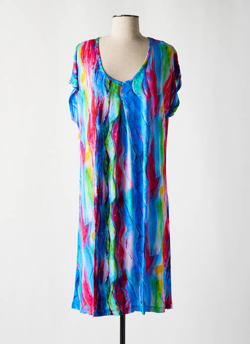 Robe de plage bleu PASTUNETTE pour femme