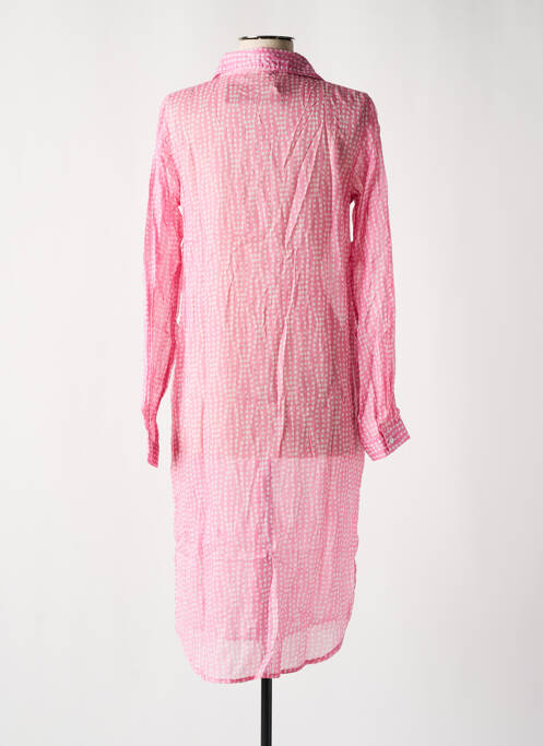 Robe de plage rose TERRE ROUGE pour femme