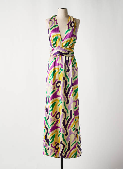 Robe longue beige LPB pour femme