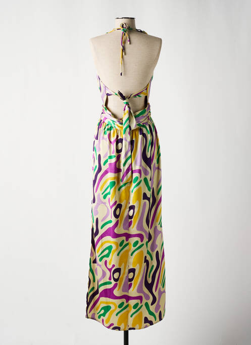 Robe longue beige LPB pour femme