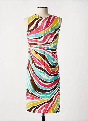 Robe mi-longue sans manche sans manche bleu SENORETTA femme