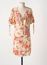 Robe courte manches courtes manches courtes orange LES P'TITES BOMBES femme