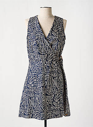 Robe courte sans manche sans manche bleu DIVA & DESS femme