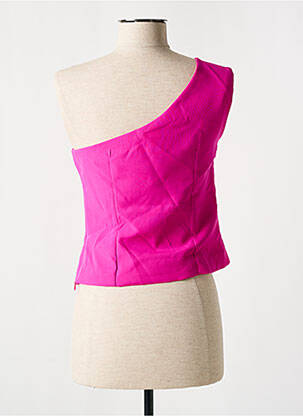 Top coupe cintrée sans manche rose DIVA & DESS femme