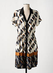 Robe mi-longue beige PAUL BRIAL pour femme seconde vue