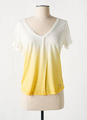 T-shirt jaune LES P'TITES BOMBES pour femme seconde vue