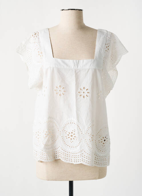 Blouse beige LOSAN pour femme