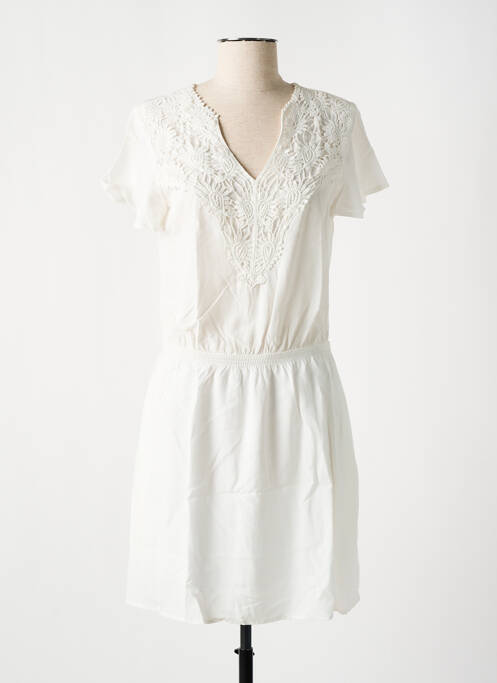 Robe courte blanc MOLLY BRACKEN pour femme