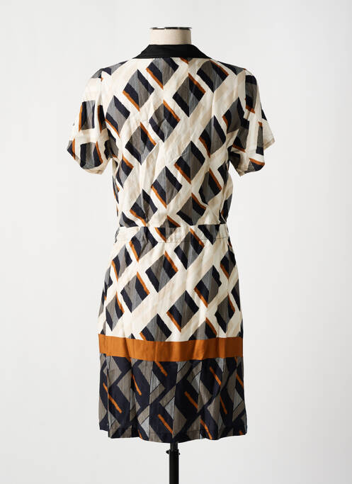 Robe mi-longue beige PAUL BRIAL pour femme