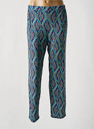 Pantalon droit stretch taille normale bleu GENUINE femme