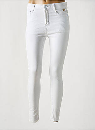 Jeans skinny taille haute taille haute blanc DIVA & DESS femme