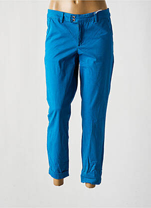 Pantalon chino taille basse taille basse bleu LES P'TITES BOMBES femme