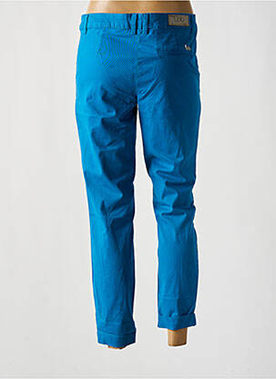 Pantalon chino taille basse taille basse bleu LES P'TITES BOMBES femme