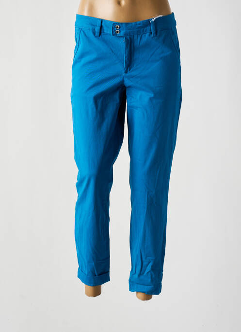 Pantalon chino taille basse taille basse bleu LES P'TITES BOMBES femme