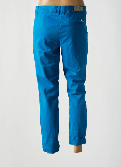 Pantalon chino taille basse taille basse bleu LES P'TITES BOMBES femme