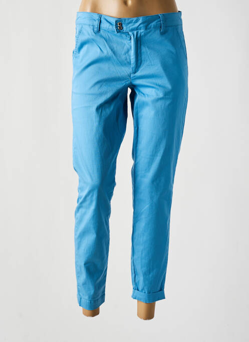 Pantalon chino taille basse taille basse bleu clair LES P'TITES BOMBES femme