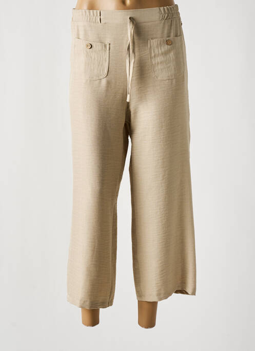 Pantacourt beige DIVA & DESS pour femme