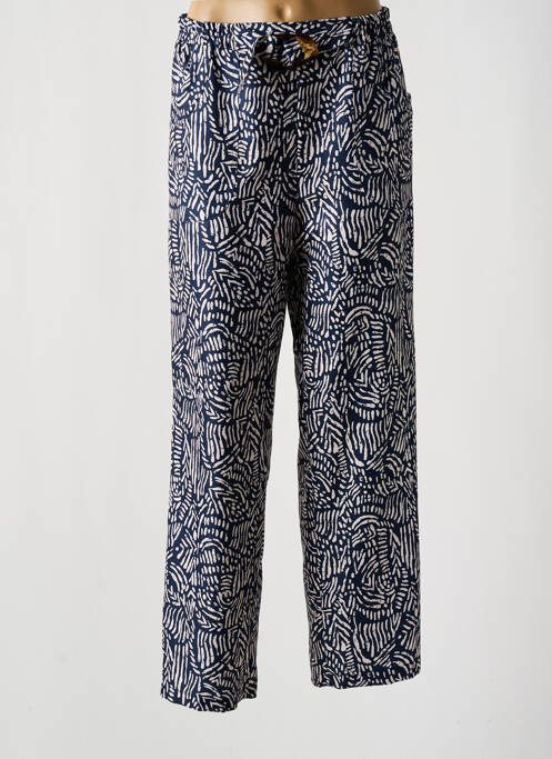 Pantalon droit bleu DIVA & DESS pour femme