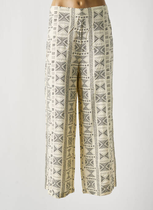 Pantalon large beige LOSAN pour femme