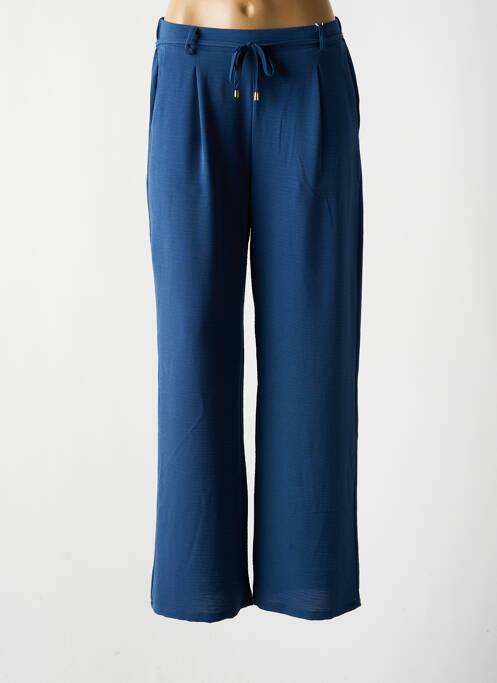 Pantalon large bleu LOSAN pour femme
