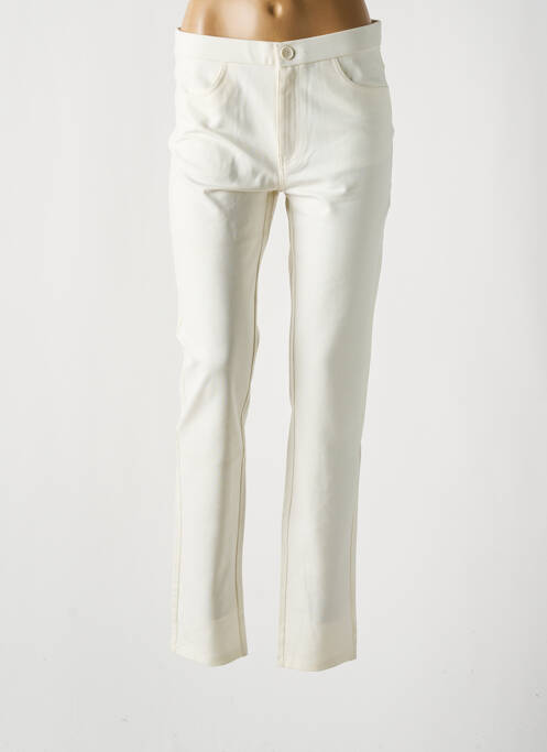 Pantalon slim blanc YOULINE pour femme