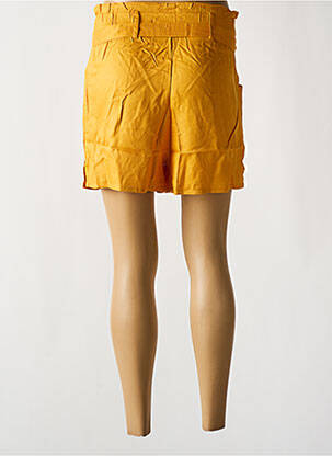 Short coupe droite jaune LOSAN femme