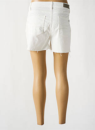 Short fermeture zippée sous rabat boutonné taille normale blanc LPB femme