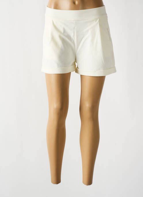 Short coupe droite blanc LPB femme