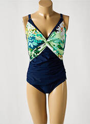 Maillot de bain 1 pièce bleu CHARMLINE pour femme seconde vue