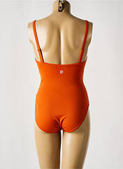 Maillot de bain 1 pièce orange OLYMPIA pour femme seconde vue