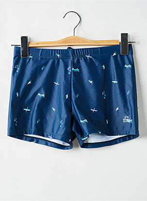 Short de bain imprimé fantaisie bleu LONGBOARD homme
