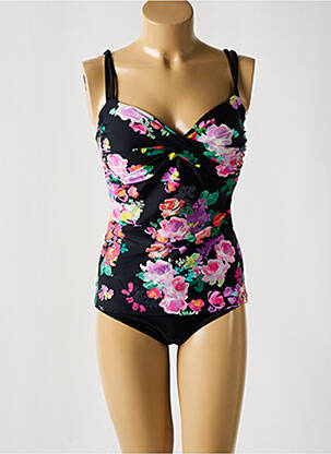Tankini imprimé fleurs noir SUNMARIN femme